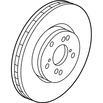 Acura 45251-TZ5-A01 Disk, Front Brake (17")