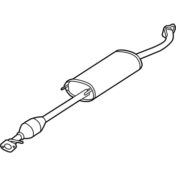 Lexus 17420-20350 Exhaust Center Pipe Assembly