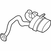 OEM 2002 Chevrolet Corvette Exhaust Muffler Assembly (W/ Tail Pipe) - 10318352