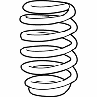 OEM Dodge Charger Front Coil Spring - 4895627AB