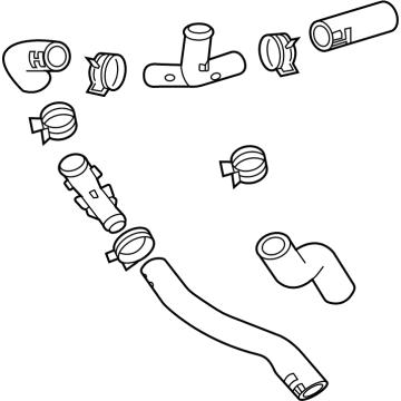 OEM Cadillac By-Pass Hose - 55492655
