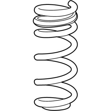 OEM Cadillac Coil Spring - 84660650