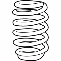 OEM Dodge Charger Front Coil Spring - 5168886AB