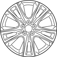 OEM Lexus Wheel, Disc Chrome P - 4261A-06190