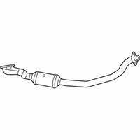 OEM 2020 Dodge Charger Front Catalytic Converter And Pipe - 68038391AH