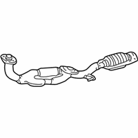 OEM Lexus Front Exhaust Pipe Assembly - 17410-20050