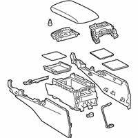 OEM Lexus Box Assembly, Console - 58810-30E01-C5