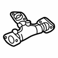 OEM Lexus Front Exhaust Pipe Sub-Assembly No.3 - 17403-20190