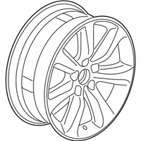 OEM Acura Wheel Assembly, Aluminum (18X8J) (Tpms) (Hitachi) - 42800-TY2-A80
