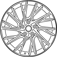 OEM Lexus RC350 Wheel, Disc - 42611-24771