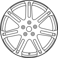 OEM Lexus RC350 Wheel, Disc - 42611-24860