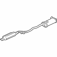 OEM Acura RL Muffler, Exhaust - 18305-SJA-E01