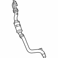 OEM 2020 Dodge Charger Front Catalytic Converter And Pipe - 68038393AJ