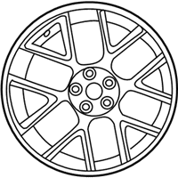 OEM Dodge Aluminum Wheel - 6MN94RNWAA