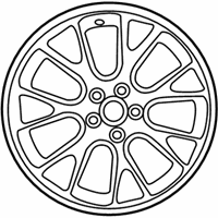 OEM Dodge Aluminum Wheel - 6DB71VXWAA