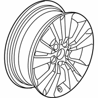 OEM Honda Accord Disk, Aluminum Wheel (17X7) (1/2J) (Tpms) (Enkei) - 42700-TE0-A91