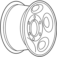 OEM GMC Sierra Wheel, Steel - 9595249