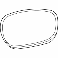 OEM Dodge Glass-Mirror Replacement - 68103028AA