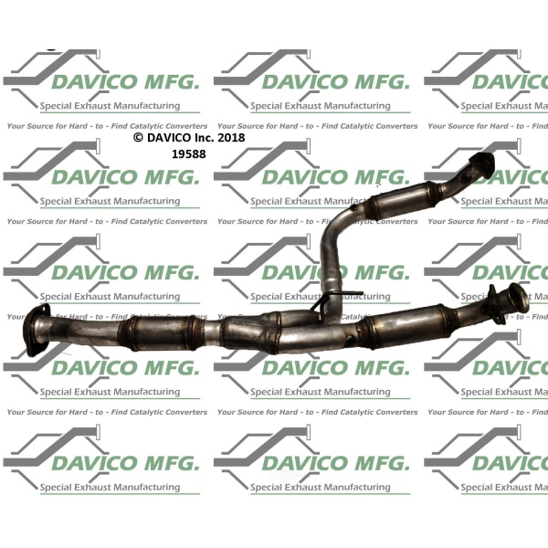 Davico Direct Fit Catalytic Converter and Pipe Assembly 19588