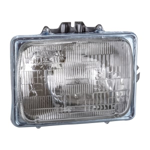 TYC Replacement 7X6 Rectangular Passenger Side Chrome Sealed Beam Headlight for Ford Bronco - 22-1039