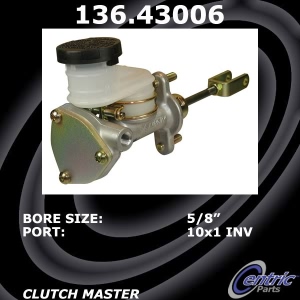 Centric Premium™ Clutch Master Cylinder for Isuzu Trooper - 136.43006