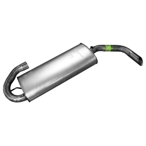 Walker Quiet Flow Stainless Steel Oval Aluminized Exhaust Muffler And Pipe Assembly for Chevrolet - 50059