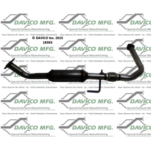 Davico Direct Fit Catalytic Converter and Pipe Assembly for Toyota Tundra - 18363