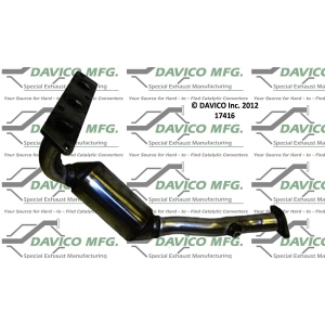 Davico Exhaust Manifold with Integrated Catalytic Converter for Land Rover - 17416