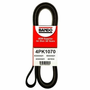 BANDO Rib Ace™ V-Ribbed Serpentine Belt for Honda Odyssey - 4PK1070
