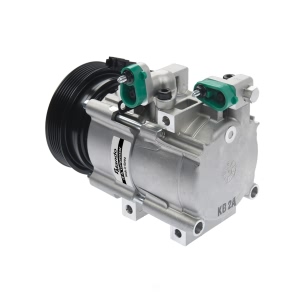 Mando New OE A/C Compressor with Clutch & Pre-filLED Oil, Direct Replacement for Kia - 10A1017