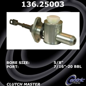 Centric Premium™ Clutch Master Cylinder for Land Rover - 136.25003