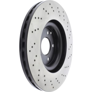 Centric SportStop Drilled 1-Piece Front Brake Rotor for Mercedes-Benz CLK500 - 128.35052
