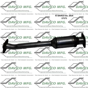 Davico Direct Fit Catalytic Converter and Pipe Assembly for Nissan Frontier - 17171