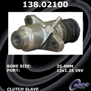 Centric Premium Clutch Slave Cylinder for Alfa Romeo - 138.02100