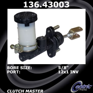 Centric Premium Clutch Master Cylinder for Isuzu Trooper - 136.43003