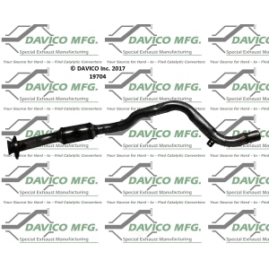 Davico Direct Fit Catalytic Converter and Pipe Assembly for 2013 Dodge Challenger - 19704