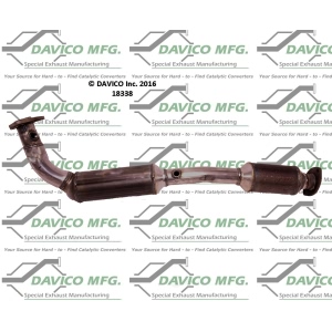 Davico Direct Fit Catalytic Converter and Pipe Assembly for Toyota Tundra - 18338