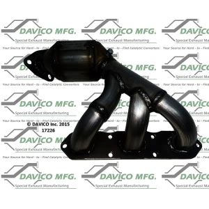 Davico Exhaust Manifold with Integrated Catalytic Converter for Porsche - 17226
