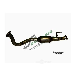 Davico Direct Fit Catalytic Converter and Pipe Assembly for Isuzu Axiom - 18353