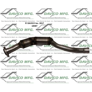 Davico Direct Fit Catalytic Converter and Pipe Assembly for Land Rover - 18487