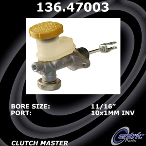 Centric Premium Clutch Master Cylinder for Saab - 136.47003