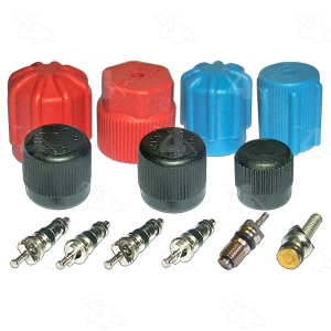 Four Seasons A C System Valve Core And Cap Kit for Mercedes-Benz 300SEL - 26777