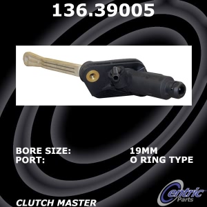Centric Premium Clutch Master Cylinder for Volvo - 136.39005