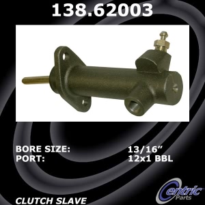 Centric Premium Clutch Slave Cylinder for 1988 Chevrolet S10 - 138.62003