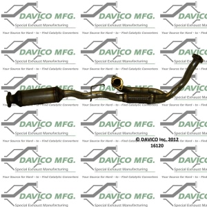 Davico Direct Fit Catalytic Converter and Pipe Assembly for Lexus - 16120