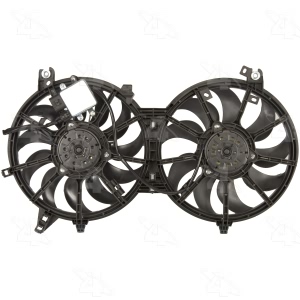 Four Seasons Dual Radiator And Condenser Fan Assembly for Infiniti Q60 - 76162