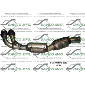 Davico Direct Fit Catalytic Converter and Pipe Assembly for Jaguar - 15088