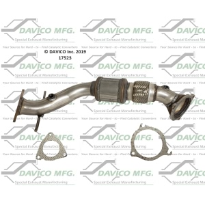 Davico Direct Fit Catalytic Converter and Pipe Assembly for Land Rover - 17523