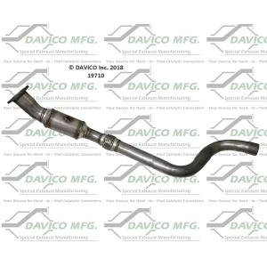 Davico Direct Fit Catalytic Converter and Pipe Assembly for 2013 Dodge Challenger - 19710