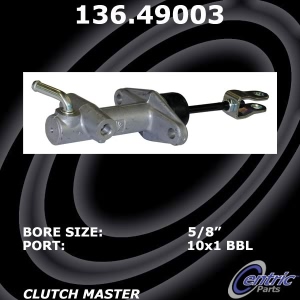 Centric Premium™ Clutch Master Cylinder for Daewoo - 136.49003